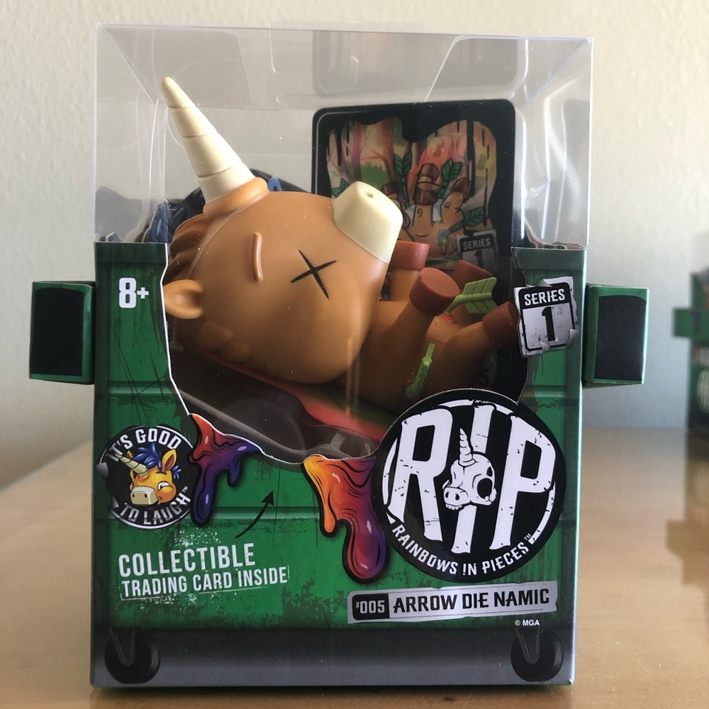 R.I.P. Rainbows in Pieces Unicorn Figurine Toy